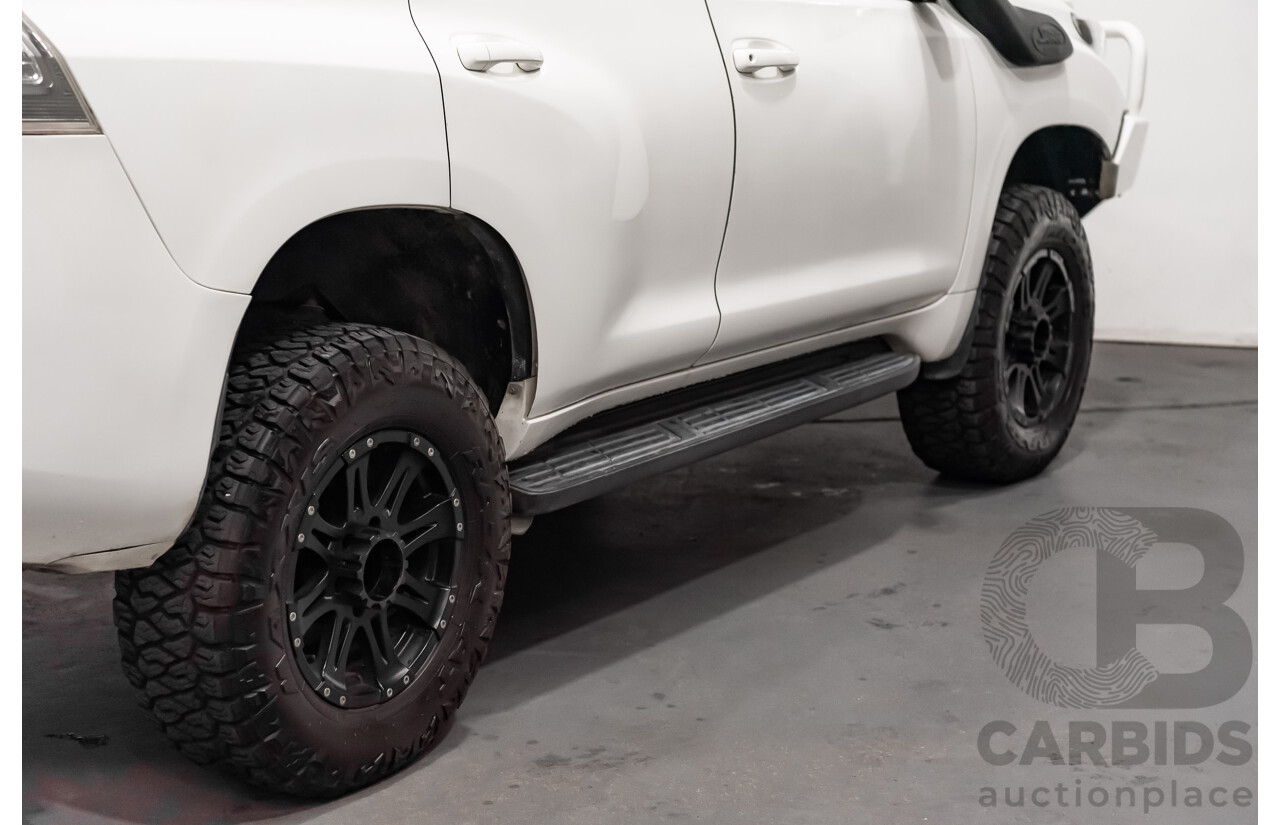 8/2010 Toyota Landcruiser Prado GX (4x4) KDJ150R 4d Wagon White Turbo Diesel 3.0L