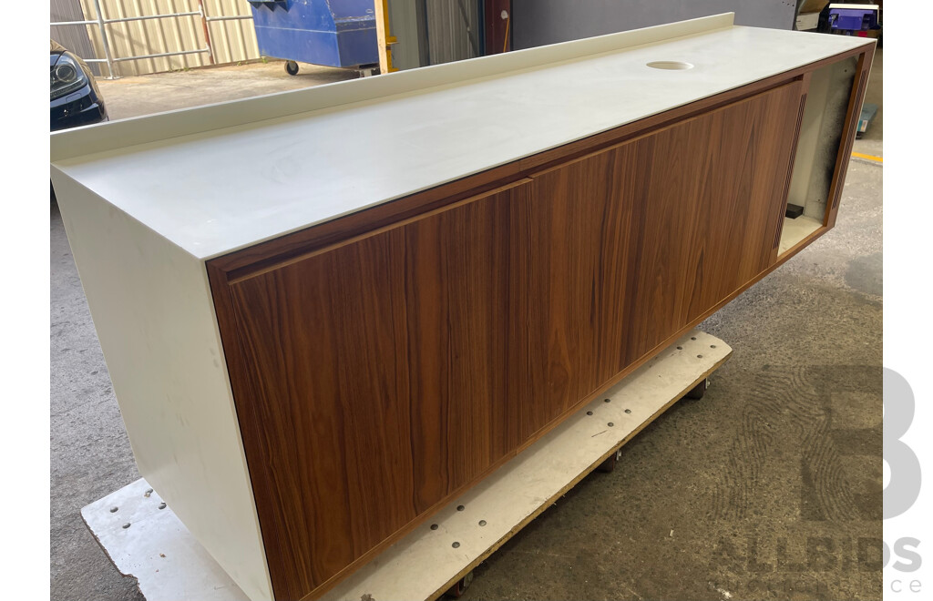 3 Door Reception Storage Cabinet