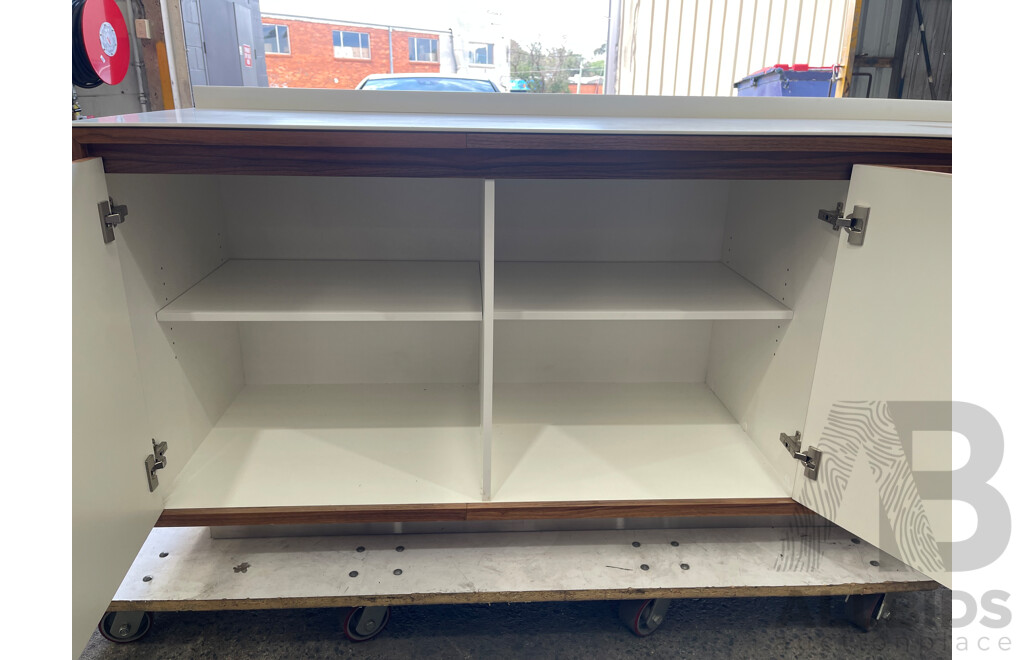 3 Door Reception Storage Cabinet