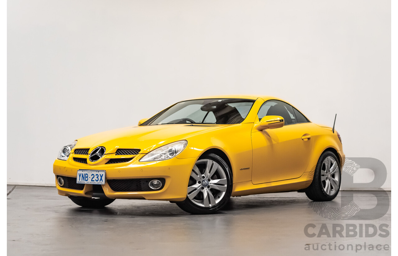 5/2009 Mercedes Benz SLK 200 Kompressor R171 08 Upgrade 2d Convertible Yellowstone Supercharged 1.8L