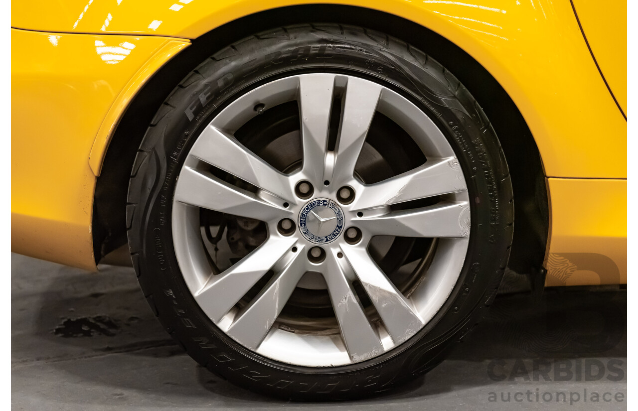 5/2009 Mercedes Benz SLK 200 Kompressor R171 08 Upgrade 2d Convertible Yellowstone Supercharged 1.8L