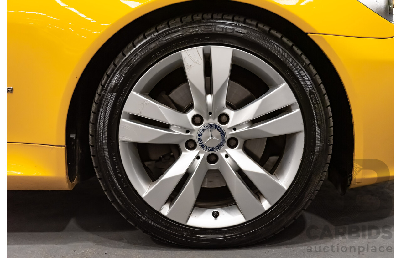 5/2009 Mercedes Benz SLK 200 Kompressor R171 08 Upgrade 2d Convertible Yellowstone Supercharged 1.8L