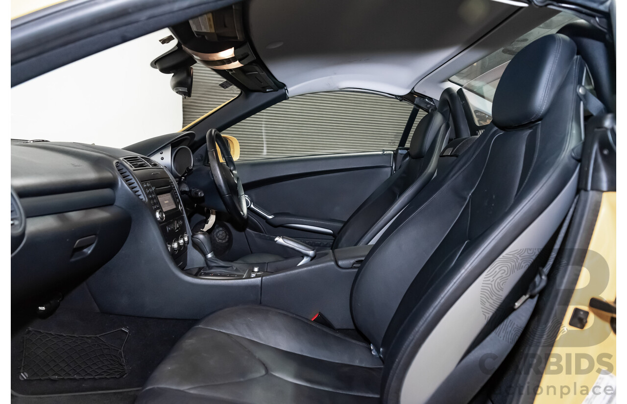 5/2009 Mercedes Benz SLK 200 Kompressor R171 08 Upgrade 2d Convertible Yellowstone Supercharged 1.8L