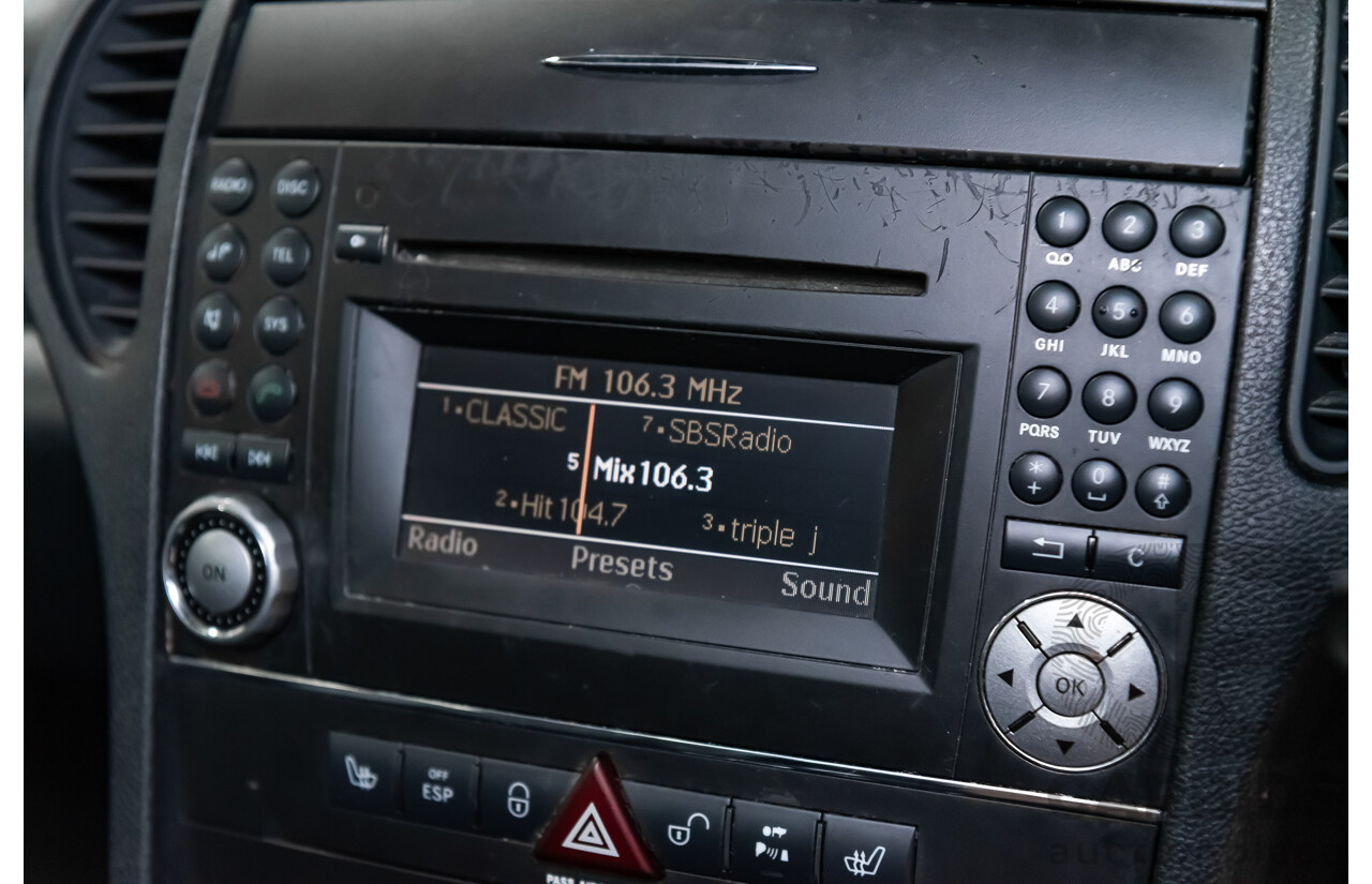 5/2009 Mercedes Benz SLK 200 Kompressor R171 08 Upgrade 2d Convertible Yellowstone Supercharged 1.8L