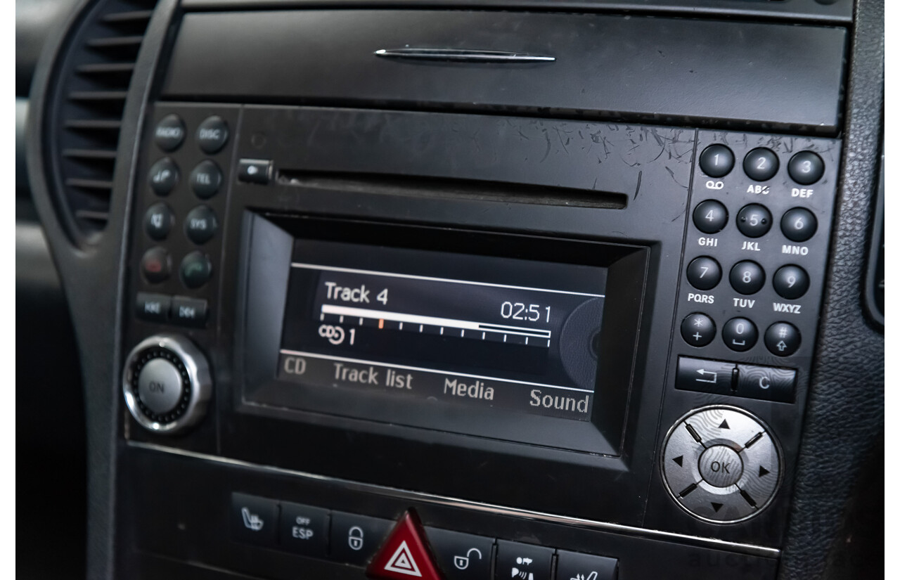 5/2009 Mercedes Benz SLK 200 Kompressor R171 08 Upgrade 2d Convertible Yellowstone Supercharged 1.8L