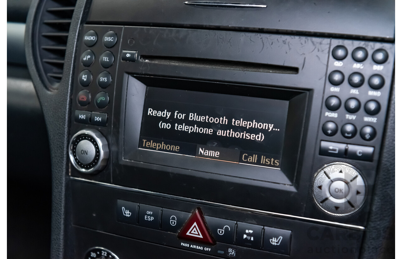 5/2009 Mercedes Benz SLK 200 Kompressor R171 08 Upgrade 2d Convertible Yellowstone Supercharged 1.8L