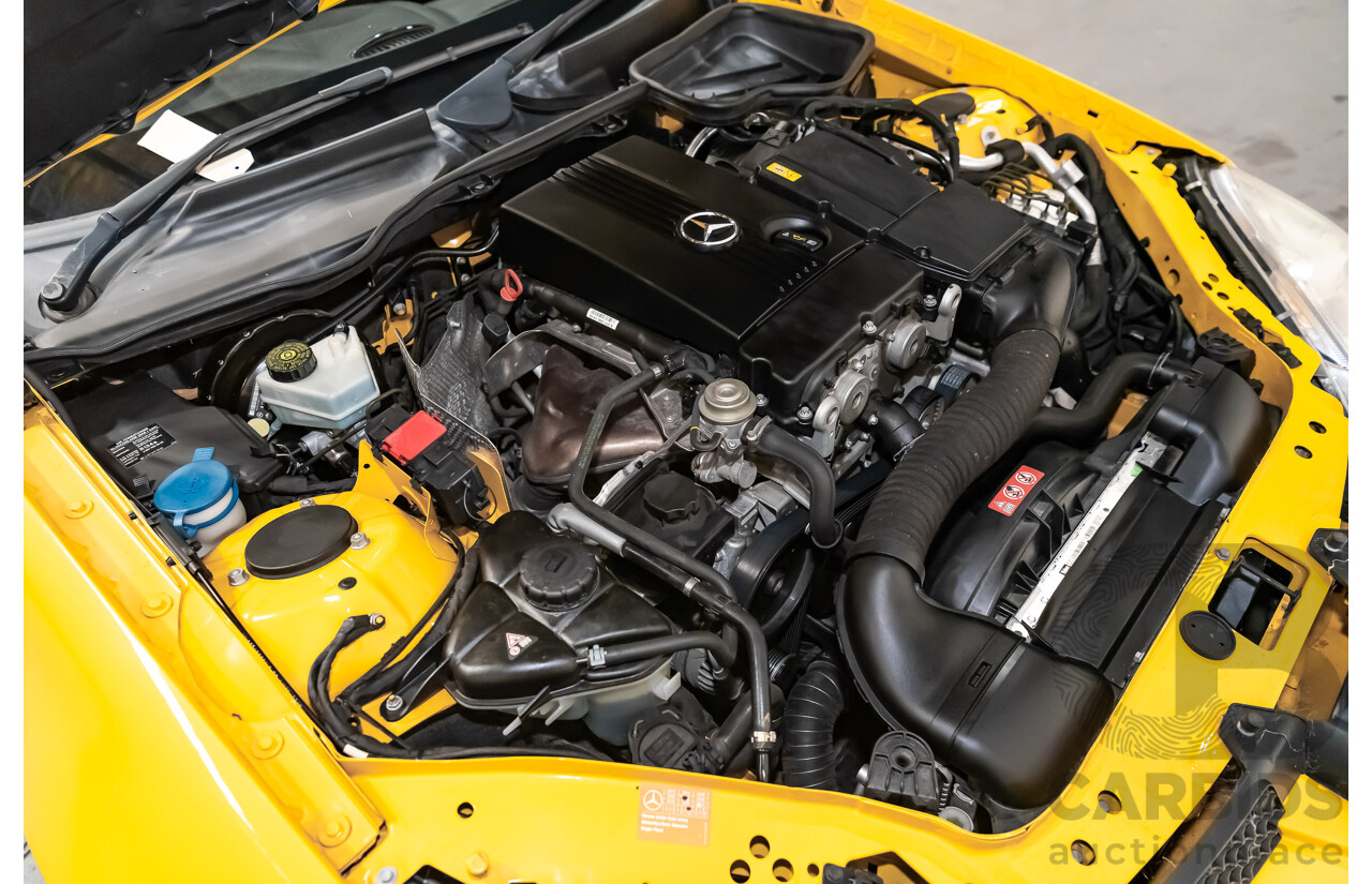 5/2009 Mercedes Benz SLK 200 Kompressor R171 08 Upgrade 2d Convertible Yellowstone Supercharged 1.8L