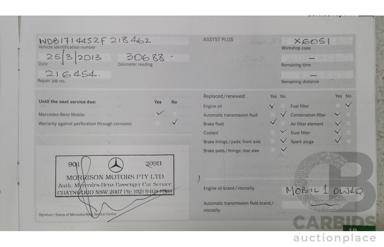 5/2009 Mercedes Benz SLK 200 Kompressor R171 08 Upgrade 2d Convertible Yellowstone Supercharged 1.8L