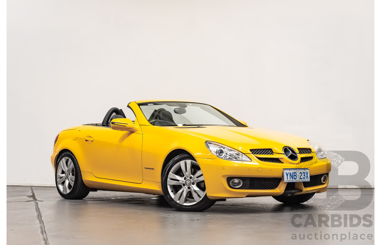 5/2009 Mercedes Benz SLK 200 Kompressor R171 08 Upgrade 2d Convertible Yellowstone Supercharged 1.8L