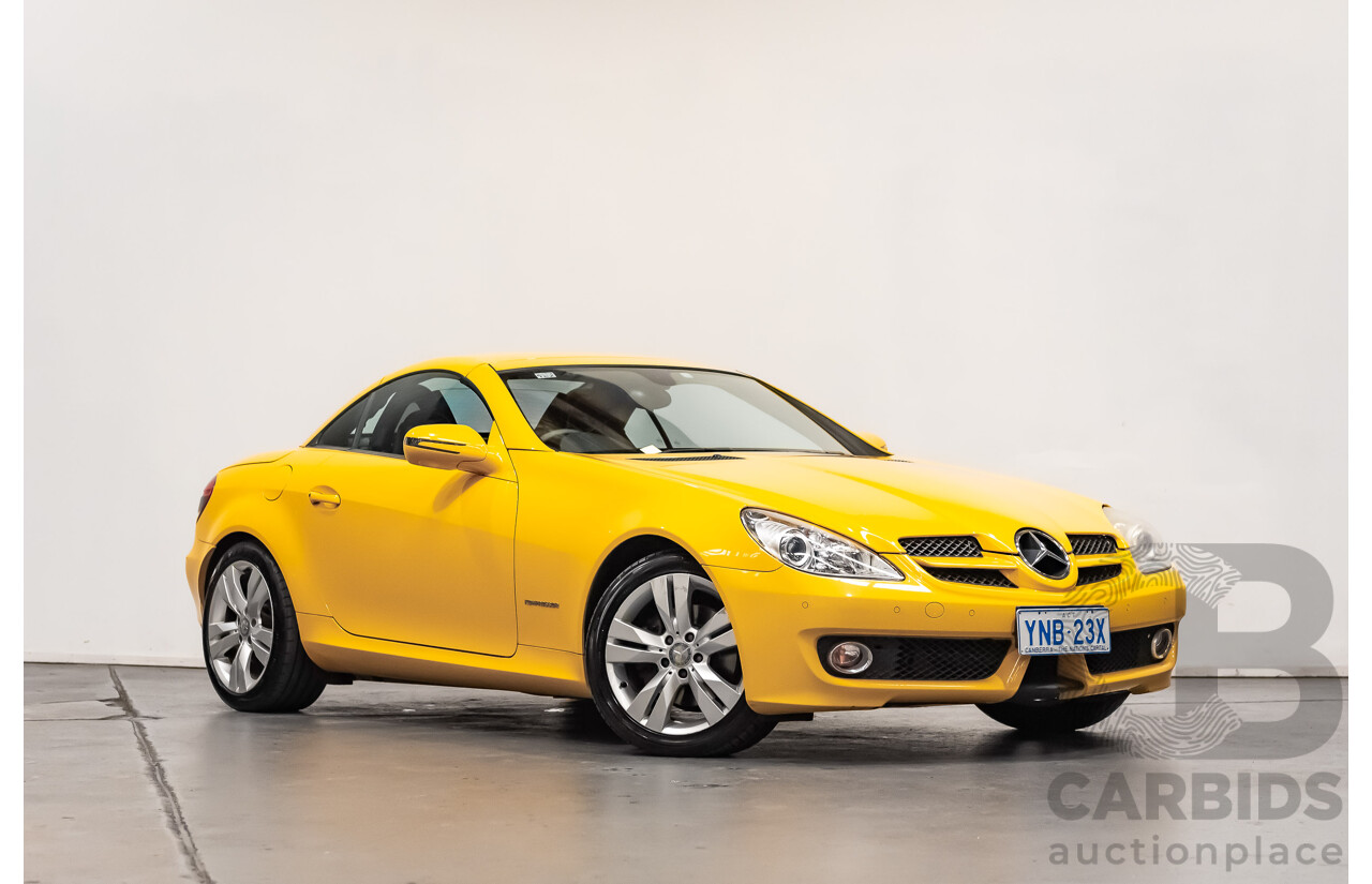 5/2009 Mercedes Benz SLK 200 Kompressor R171 08 Upgrade 2d Convertible Yellowstone Supercharged 1.8L