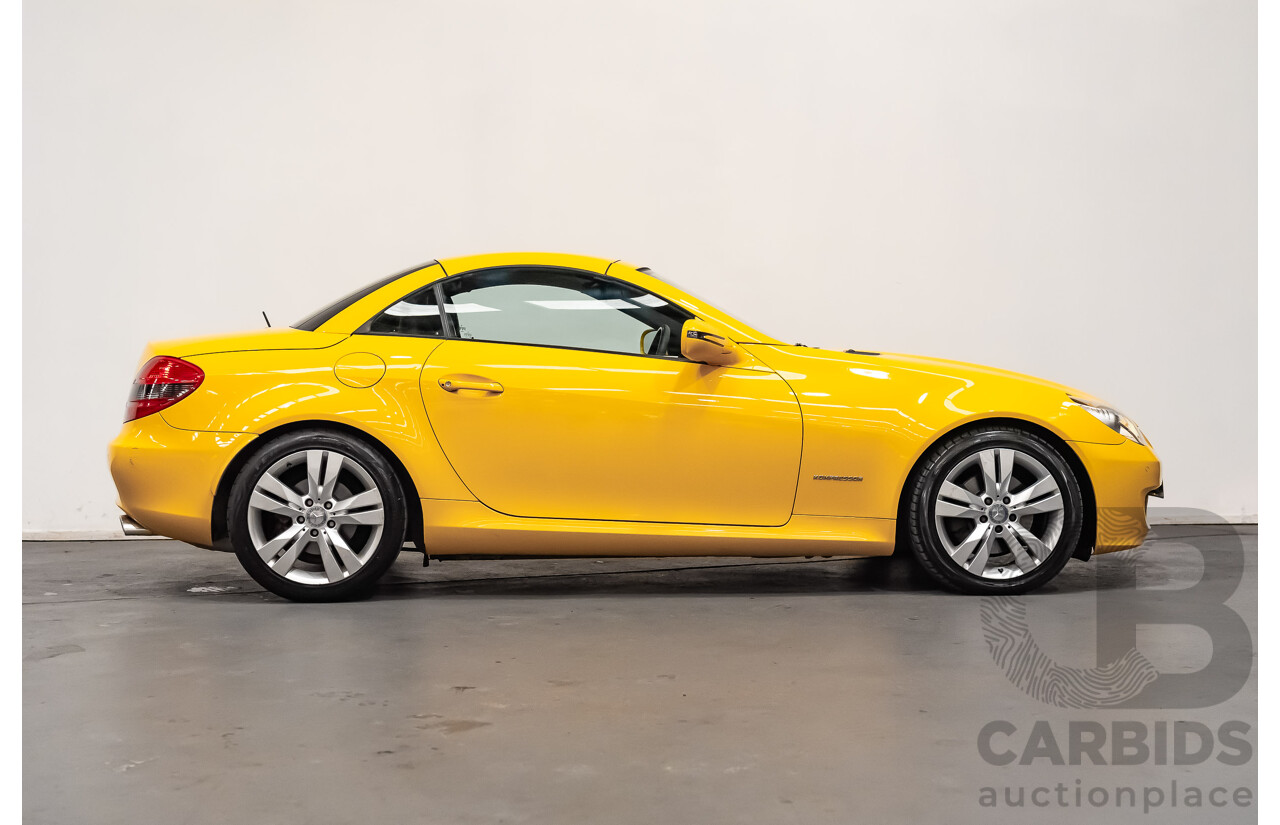 5/2009 Mercedes Benz SLK 200 Kompressor R171 08 Upgrade 2d Convertible Yellowstone Supercharged 1.8L
