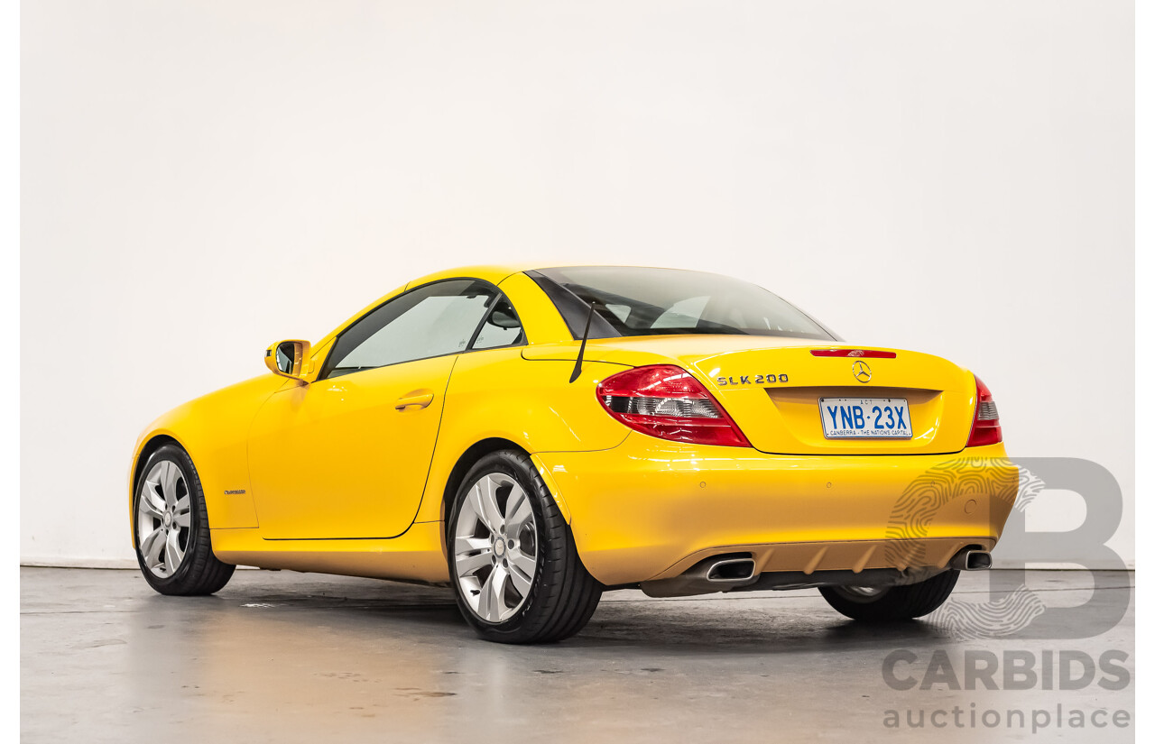 5/2009 Mercedes Benz SLK 200 Kompressor R171 08 Upgrade 2d Convertible Yellowstone Supercharged 1.8L