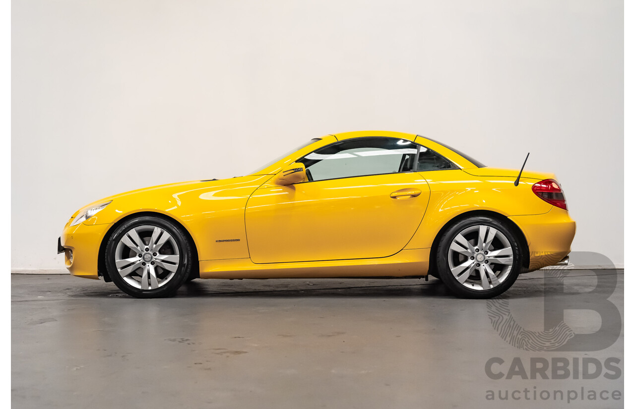 5/2009 Mercedes Benz SLK 200 Kompressor R171 08 Upgrade 2d Convertible Yellowstone Supercharged 1.8L