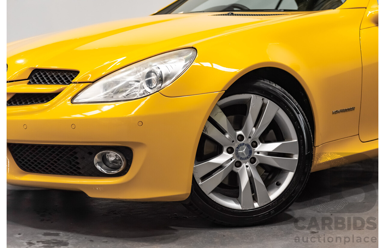 5/2009 Mercedes Benz SLK 200 Kompressor R171 08 Upgrade 2d Convertible Yellowstone Supercharged 1.8L