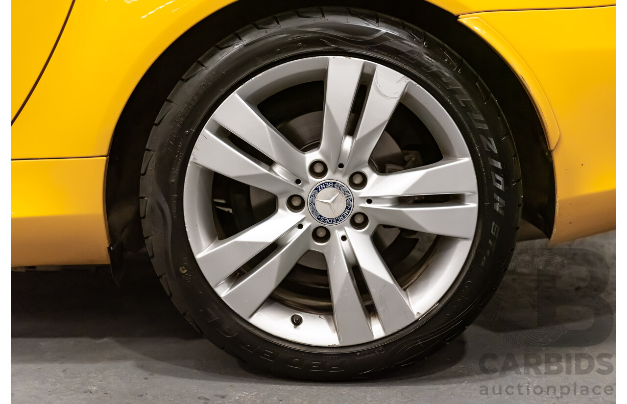 5/2009 Mercedes Benz SLK 200 Kompressor R171 08 Upgrade 2d Convertible Yellowstone Supercharged 1.8L