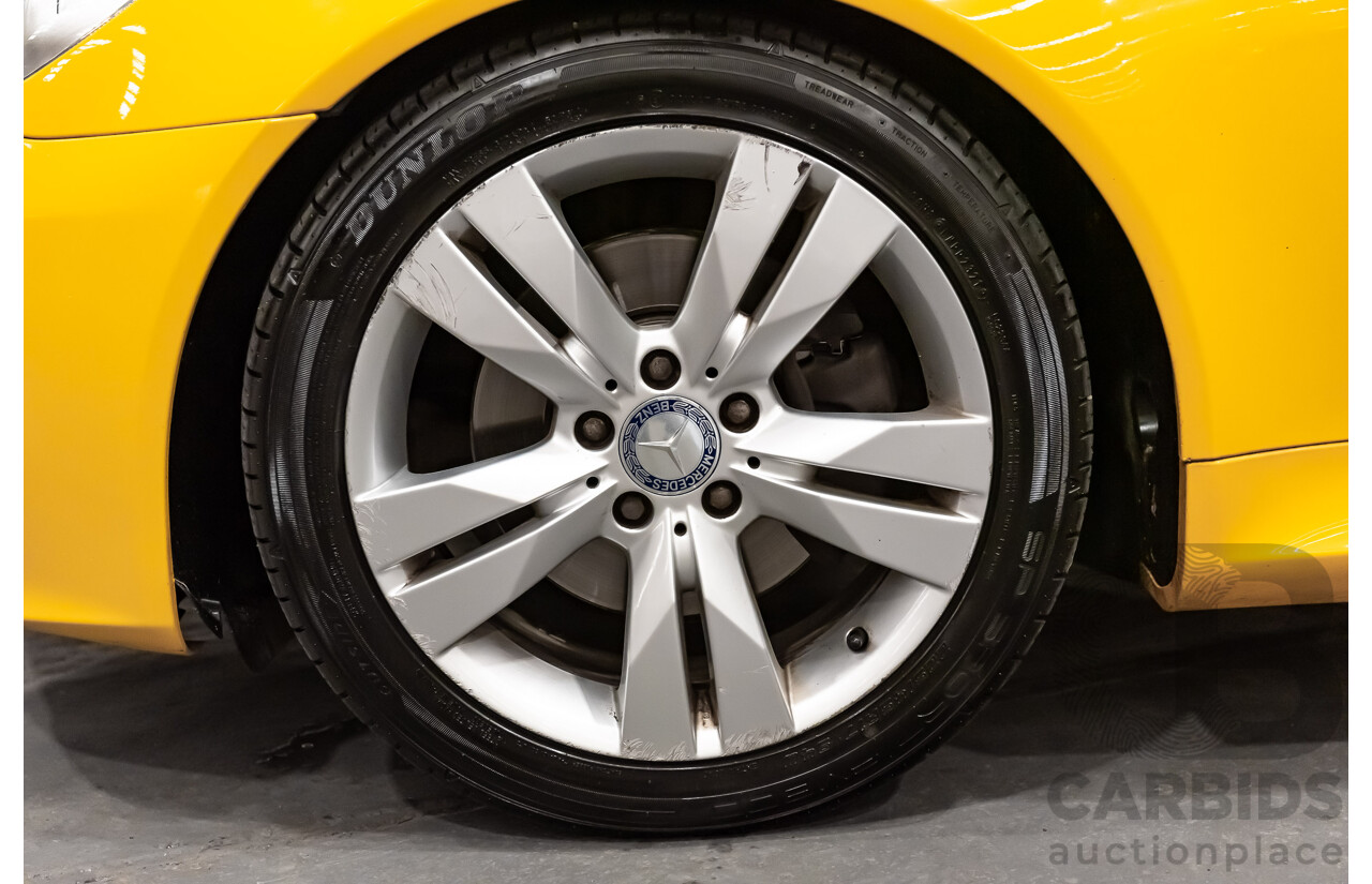 5/2009 Mercedes Benz SLK 200 Kompressor R171 08 Upgrade 2d Convertible Yellowstone Supercharged 1.8L