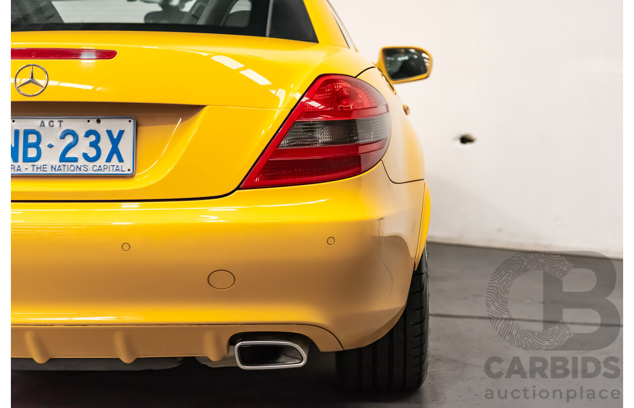 5/2009 Mercedes Benz SLK 200 Kompressor R171 08 Upgrade 2d Convertible Yellowstone Supercharged 1.8L