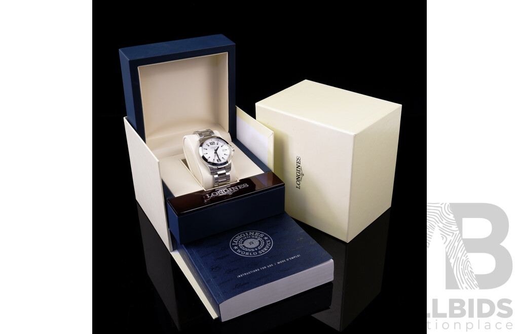 Longines Conquest Silver