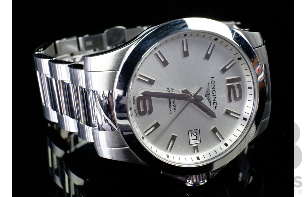 Longines Conquest Silver