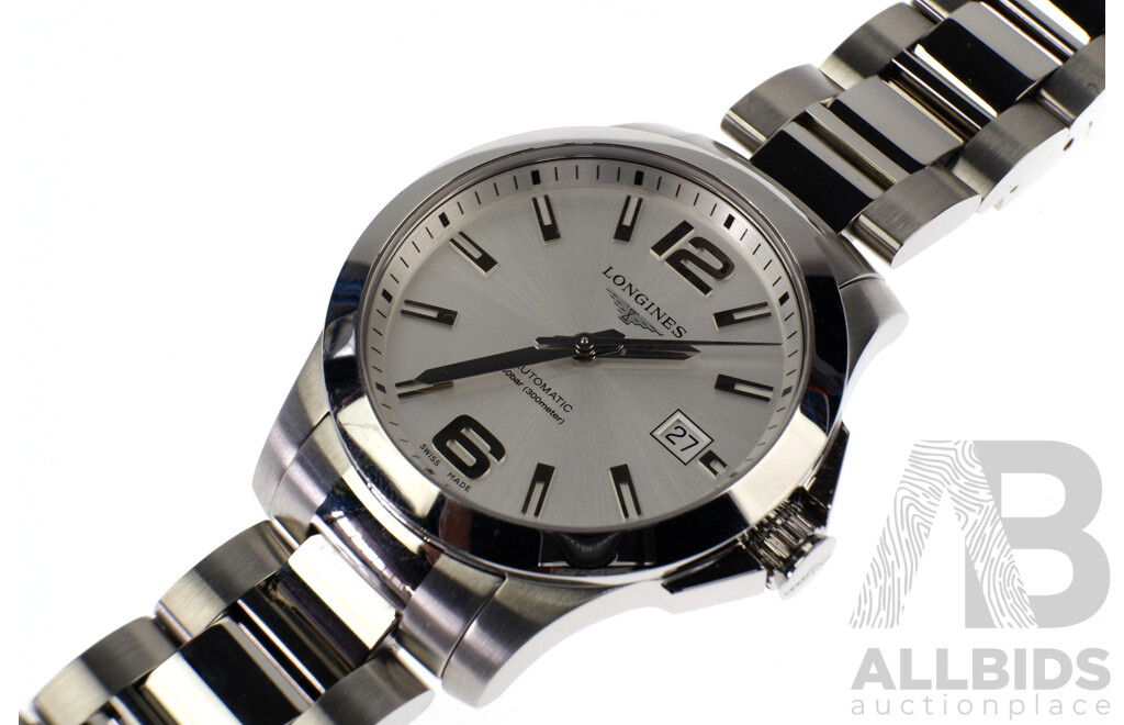 Longines Conquest Silver