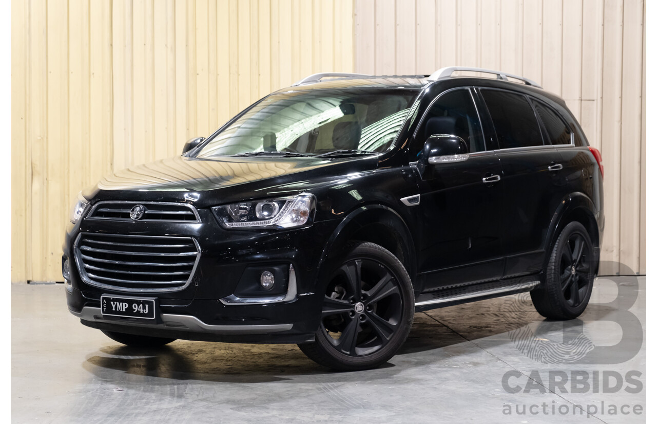 10/2017 Holden Captiva 7 LTZ (AWD) CG MY18 4d Wagon Black Turbo Diesel 2.2L - 7 Seater