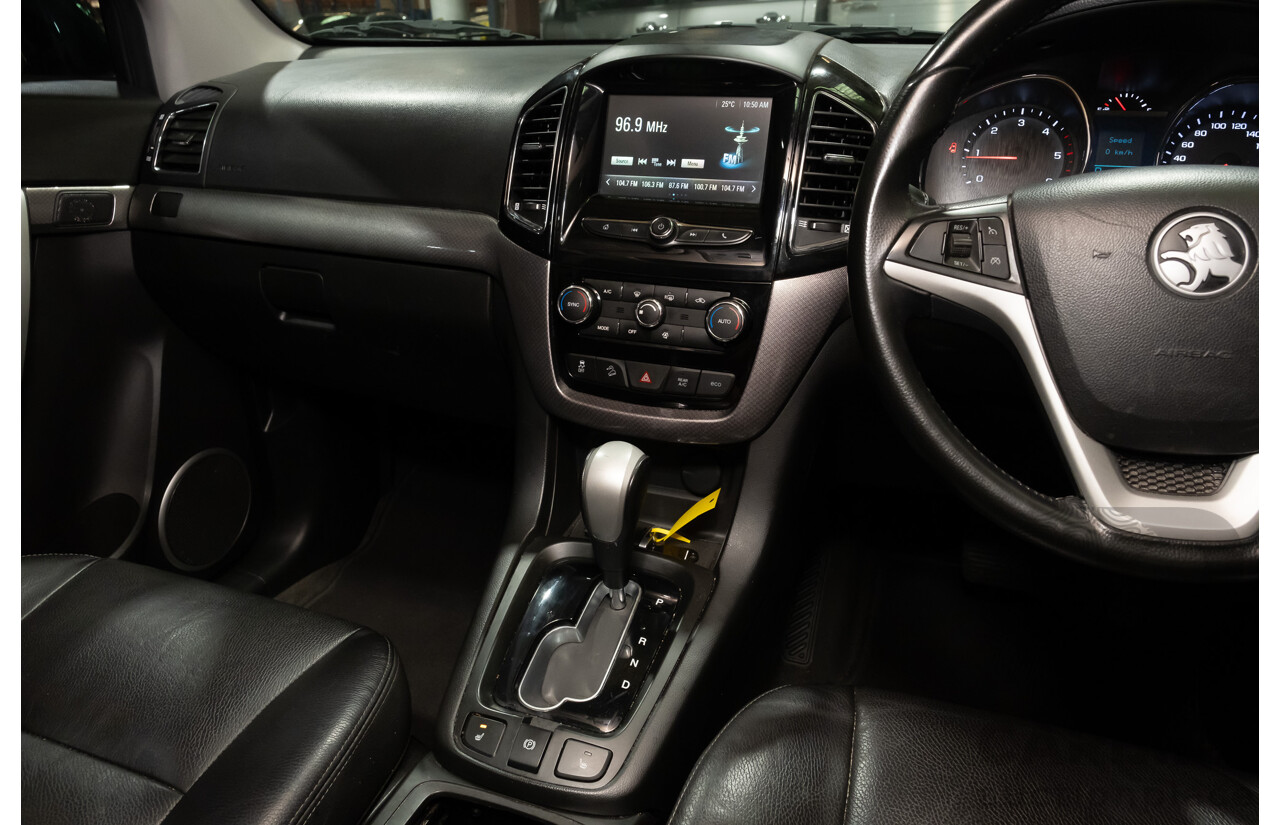 10/2017 Holden Captiva 7 LTZ (AWD) CG MY18 4d Wagon Black Turbo Diesel 2.2L - 7 Seater