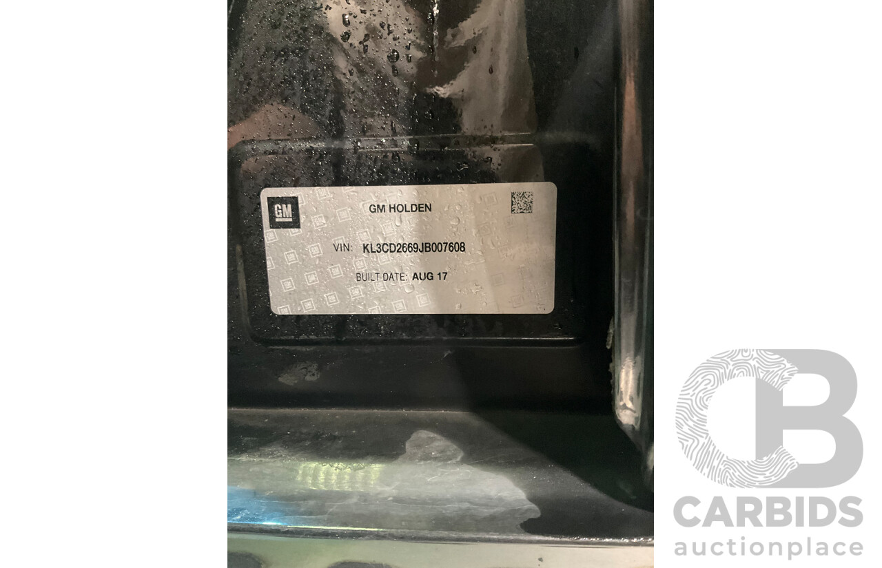 10/2017 Holden Captiva 7 LTZ (AWD) CG MY18 4d Wagon Black Turbo Diesel 2.2L - 7 Seater