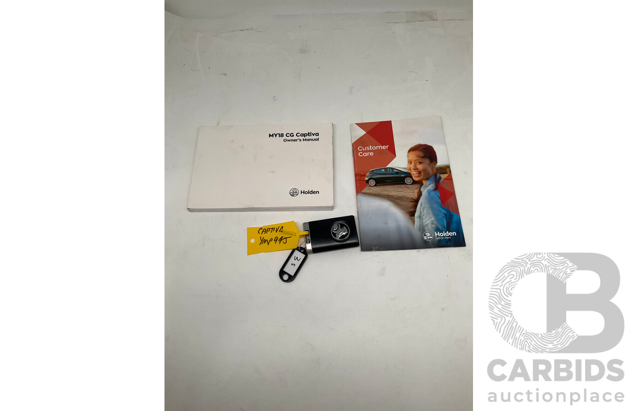 10/2017 Holden Captiva 7 LTZ (AWD) CG MY18 4d Wagon Black Turbo Diesel 2.2L - 7 Seater