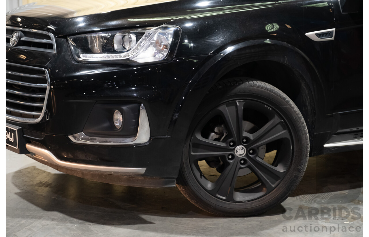 10/2017 Holden Captiva 7 LTZ (AWD) CG MY18 4d Wagon Black Turbo Diesel 2.2L - 7 Seater