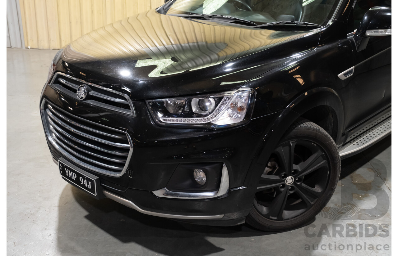10/2017 Holden Captiva 7 LTZ (AWD) CG MY18 4d Wagon Black Turbo Diesel 2.2L - 7 Seater