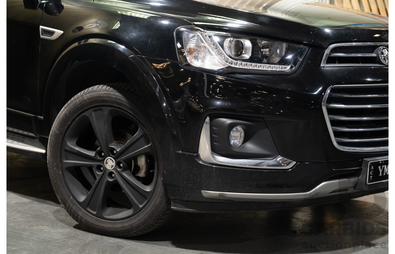 10/2017 Holden Captiva 7 LTZ (AWD) CG MY18 4d Wagon Black Turbo Diesel 2.2L - 7 Seater