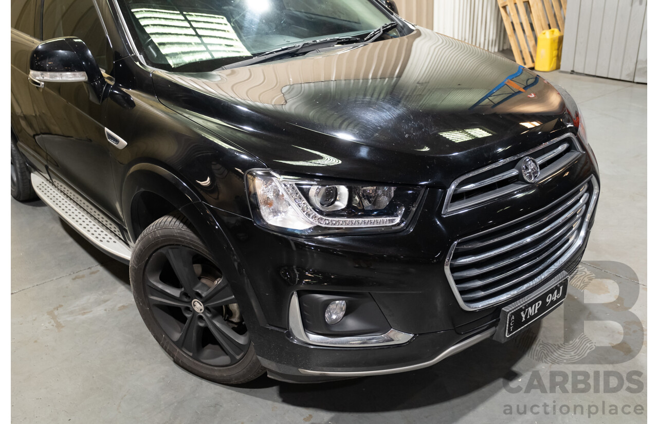 10/2017 Holden Captiva 7 LTZ (AWD) CG MY18 4d Wagon Black Turbo Diesel 2.2L - 7 Seater