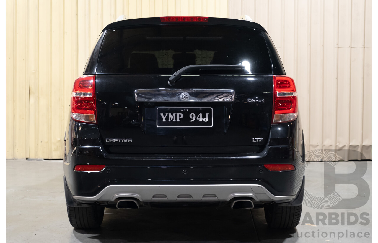 10/2017 Holden Captiva 7 LTZ (AWD) CG MY18 4d Wagon Black Turbo Diesel 2.2L - 7 Seater
