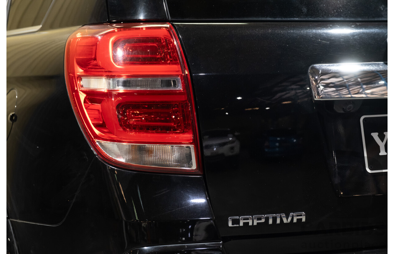 10/2017 Holden Captiva 7 LTZ (AWD) CG MY18 4d Wagon Black Turbo Diesel 2.2L - 7 Seater