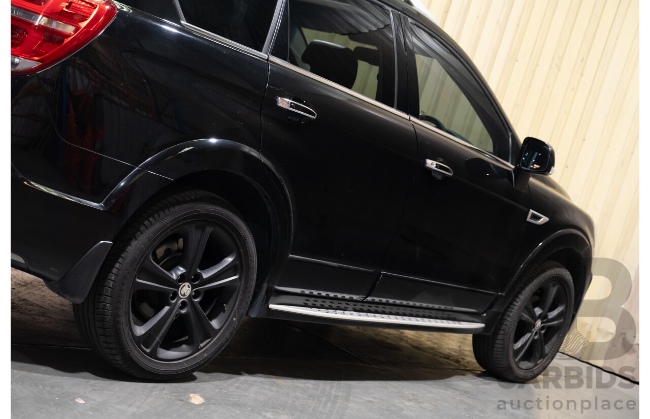 10/2017 Holden Captiva 7 LTZ (AWD) CG MY18 4d Wagon Black Turbo Diesel 2.2L - 7 Seater