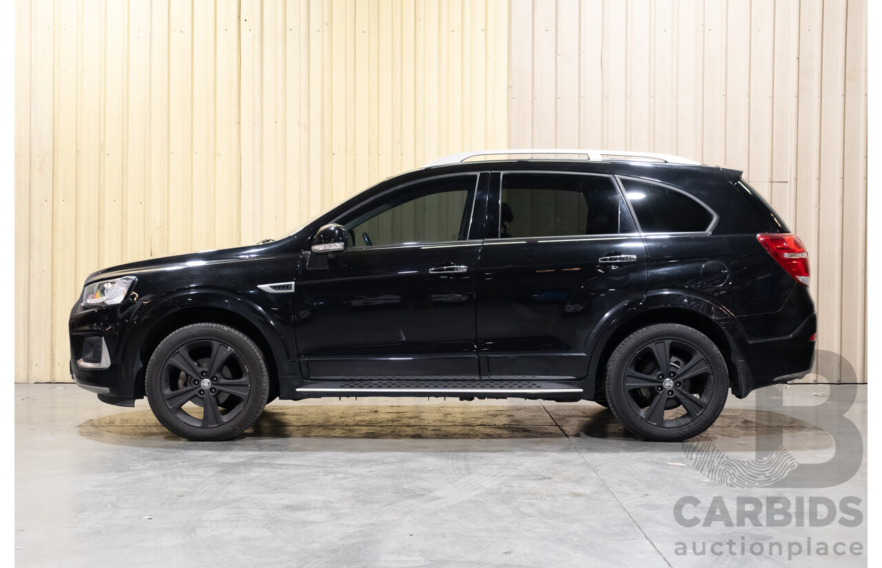 10/2017 Holden Captiva 7 LTZ (AWD) CG MY18 4d Wagon Black Turbo Diesel 2.2L - 7 Seater