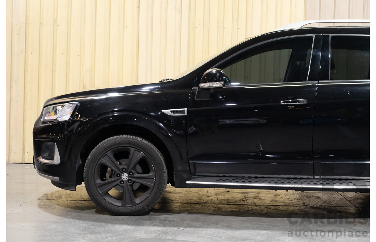 10/2017 Holden Captiva 7 LTZ (AWD) CG MY18 4d Wagon Black Turbo Diesel 2.2L - 7 Seater