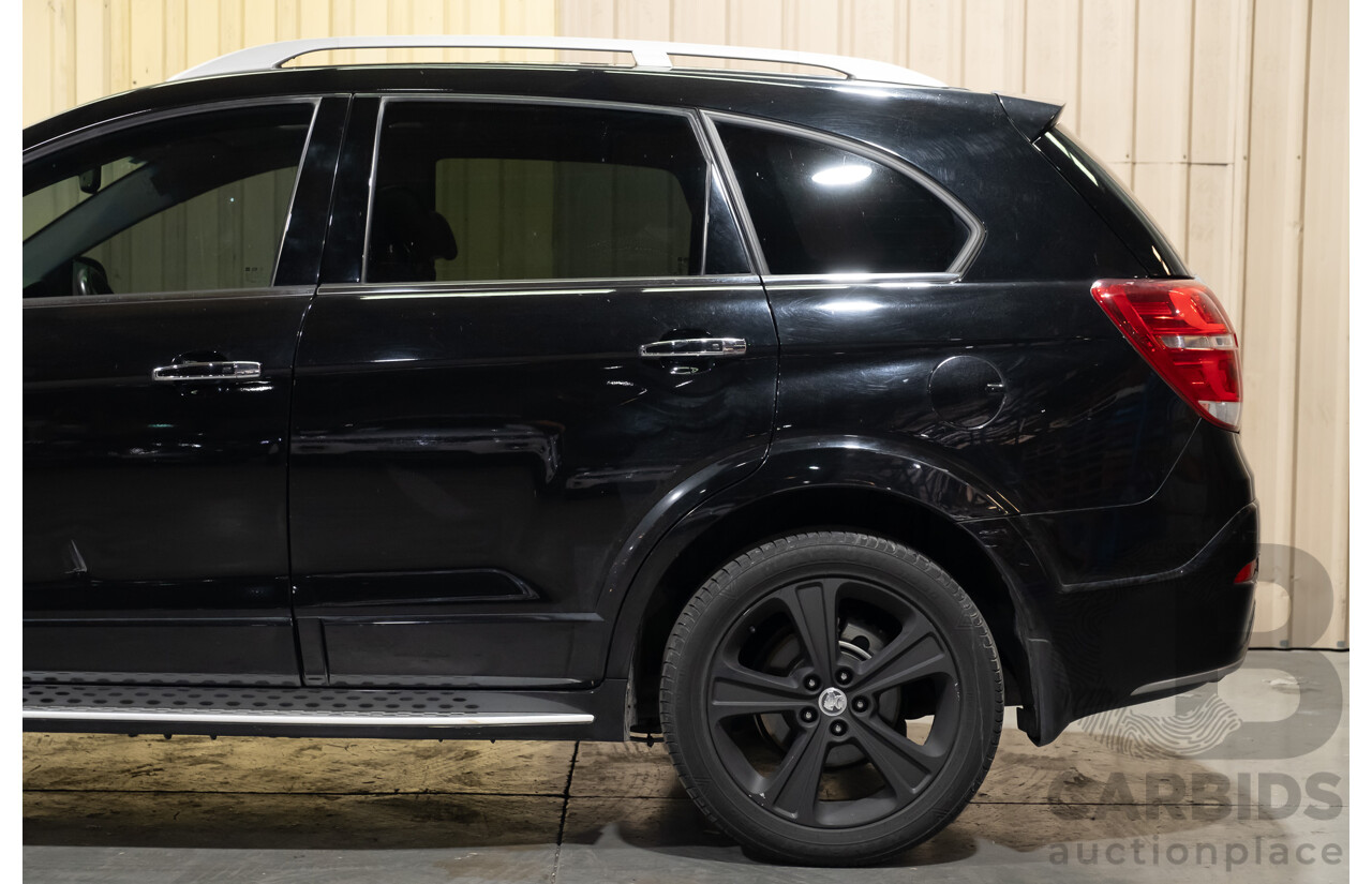 10/2017 Holden Captiva 7 LTZ (AWD) CG MY18 4d Wagon Black Turbo Diesel 2.2L - 7 Seater
