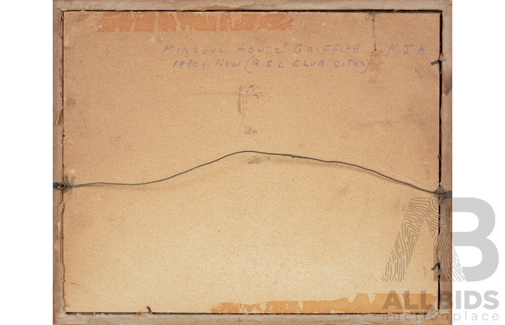 Three Vintage Black and White Photographs of Griffith, NSW 