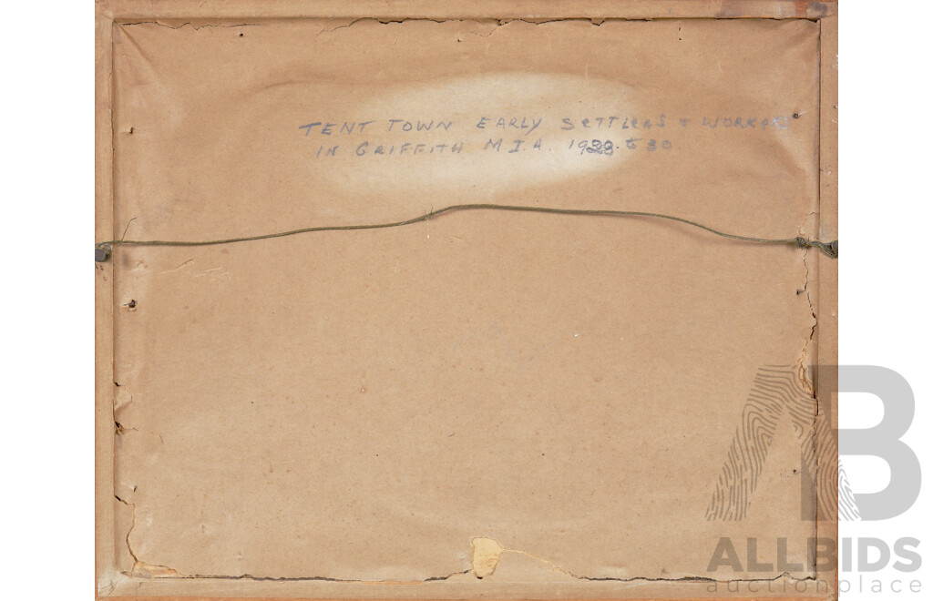 Three Vintage Black and White Photographs of Griffith, NSW 