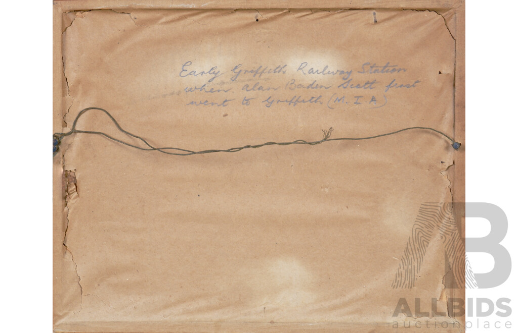 Three Vintage Black and White Photographs of Griffith, NSW 