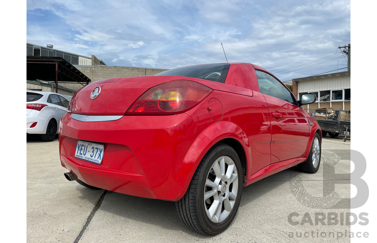 11/05 Holden Tigra  FWD XC 2D Convertible Red 1.8L