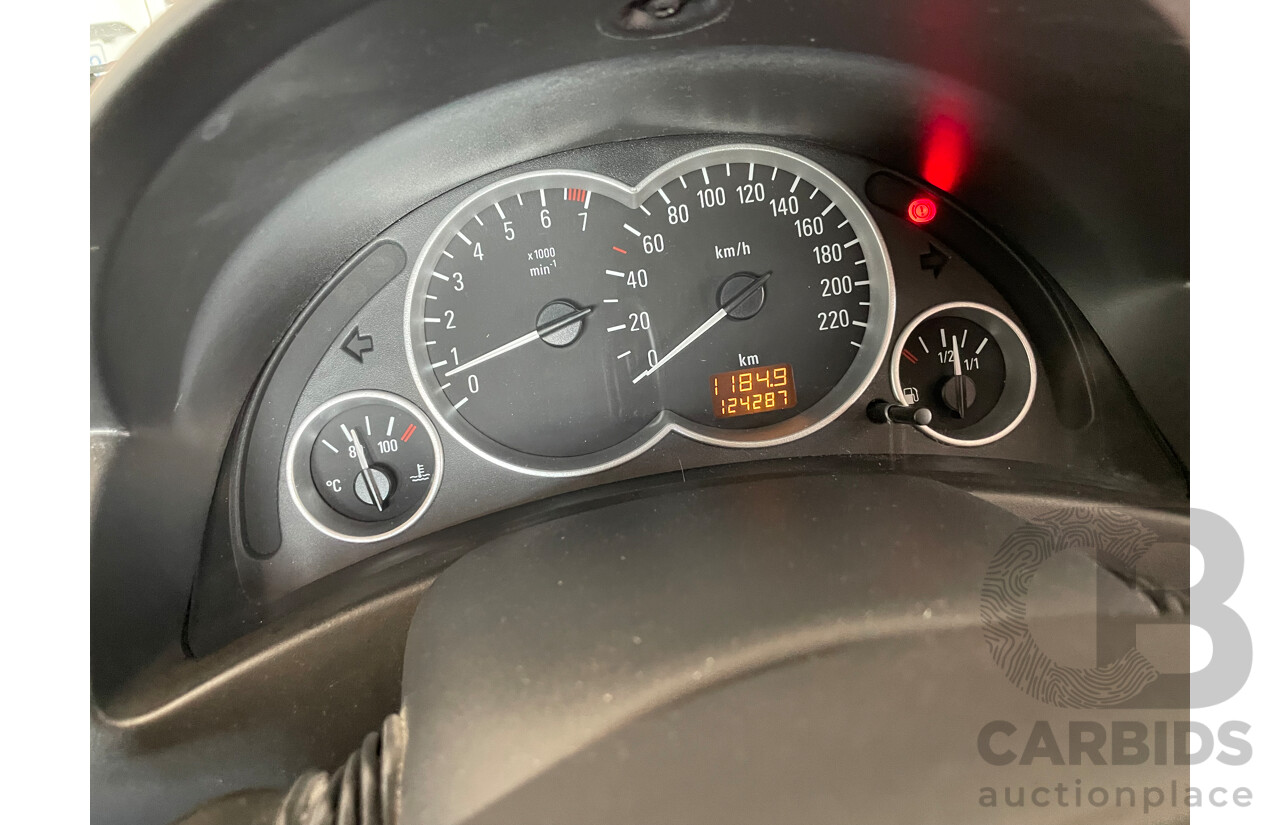11/05 Holden Tigra  FWD XC 2D Convertible Red 1.8L