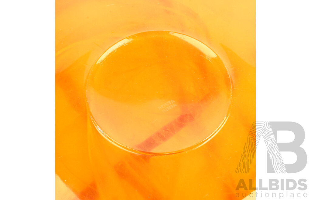 Retro Kosta Boda Glass Dish by Anna Ehrner