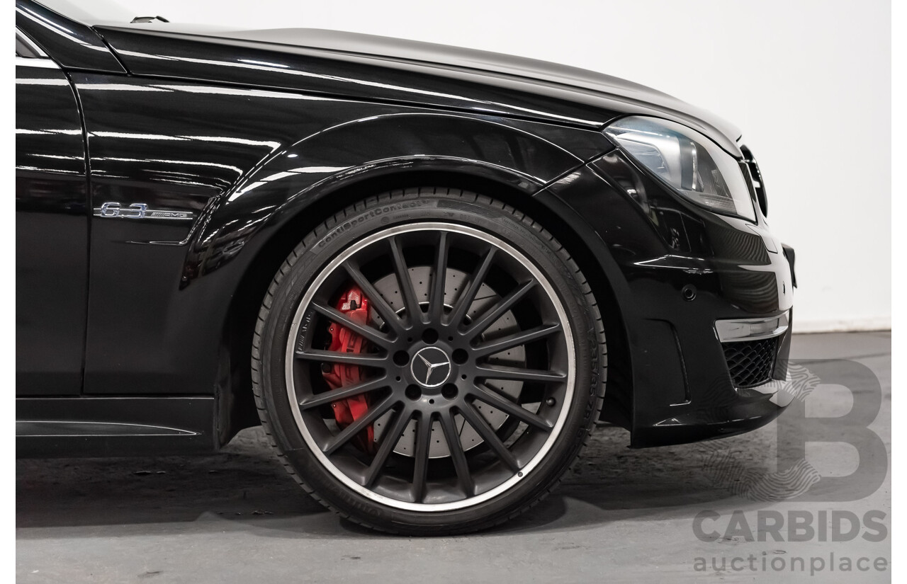1/2012 Mercedes Benz C63 AMG W204 MY12 4d Sedan Obsidian Black V8 6.3L