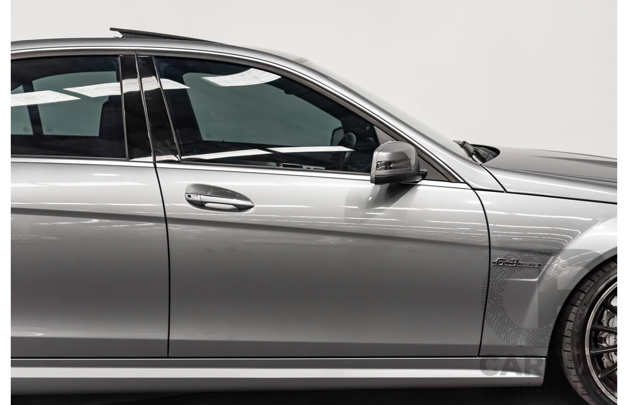 11/2008 Mercedes Benz C63 AMG W204 4d Sedan Palladium Silver Metallic V8 6.3L