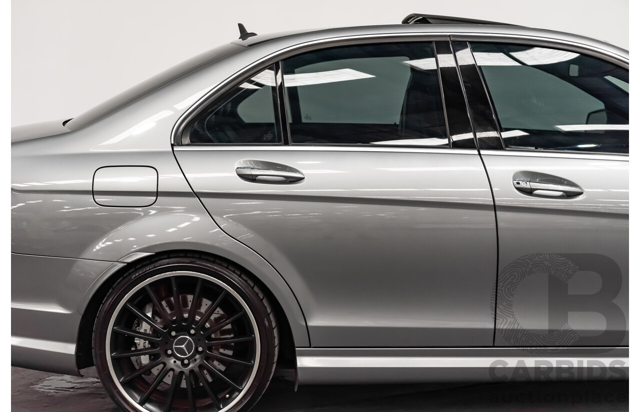 11/2008 Mercedes Benz C63 AMG W204 4d Sedan Palladium Silver Metallic V8 6.3L