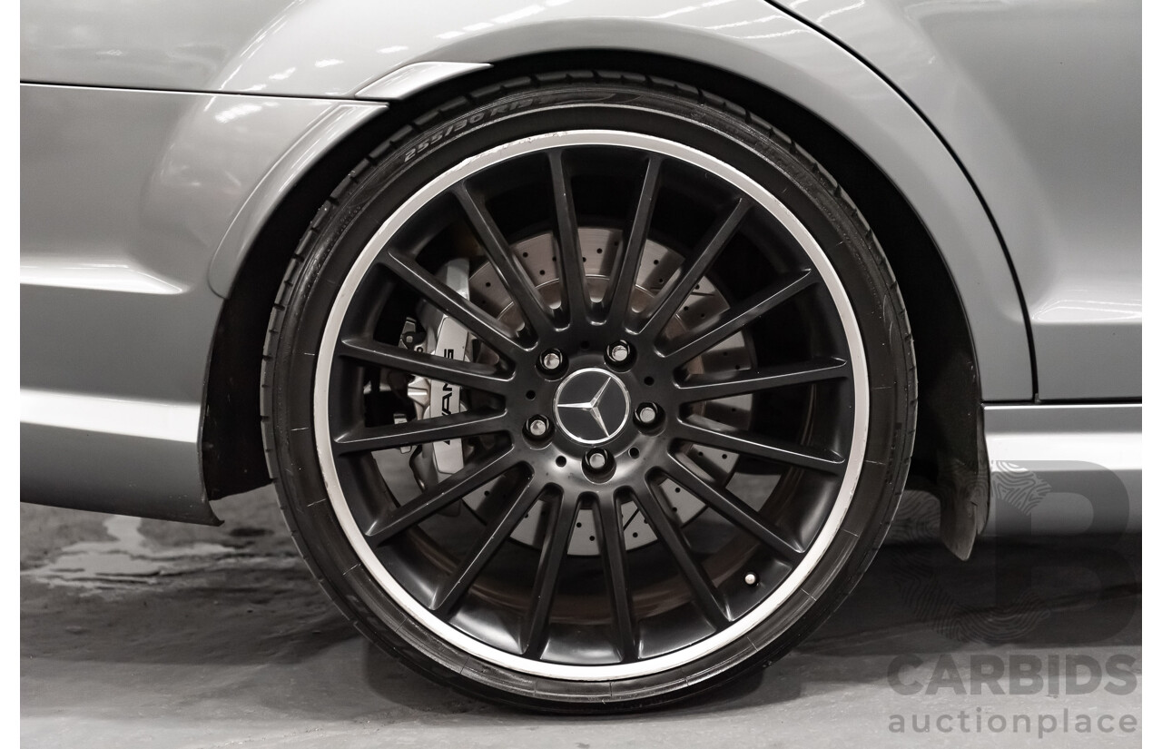 11/2008 Mercedes Benz C63 AMG W204 4d Sedan Palladium Silver Metallic V8 6.3L