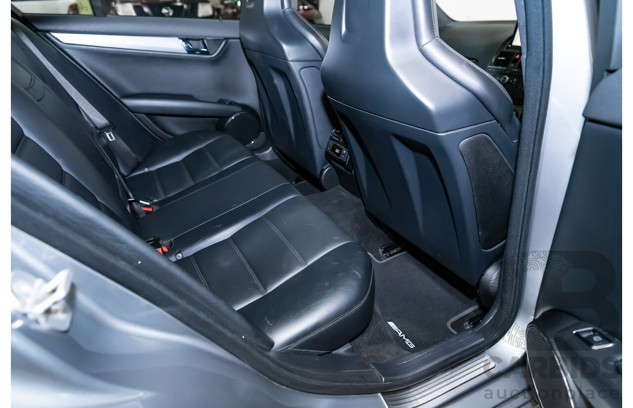 11/2008 Mercedes Benz C63 AMG W204 4d Sedan Palladium Silver Metallic V8 6.3L