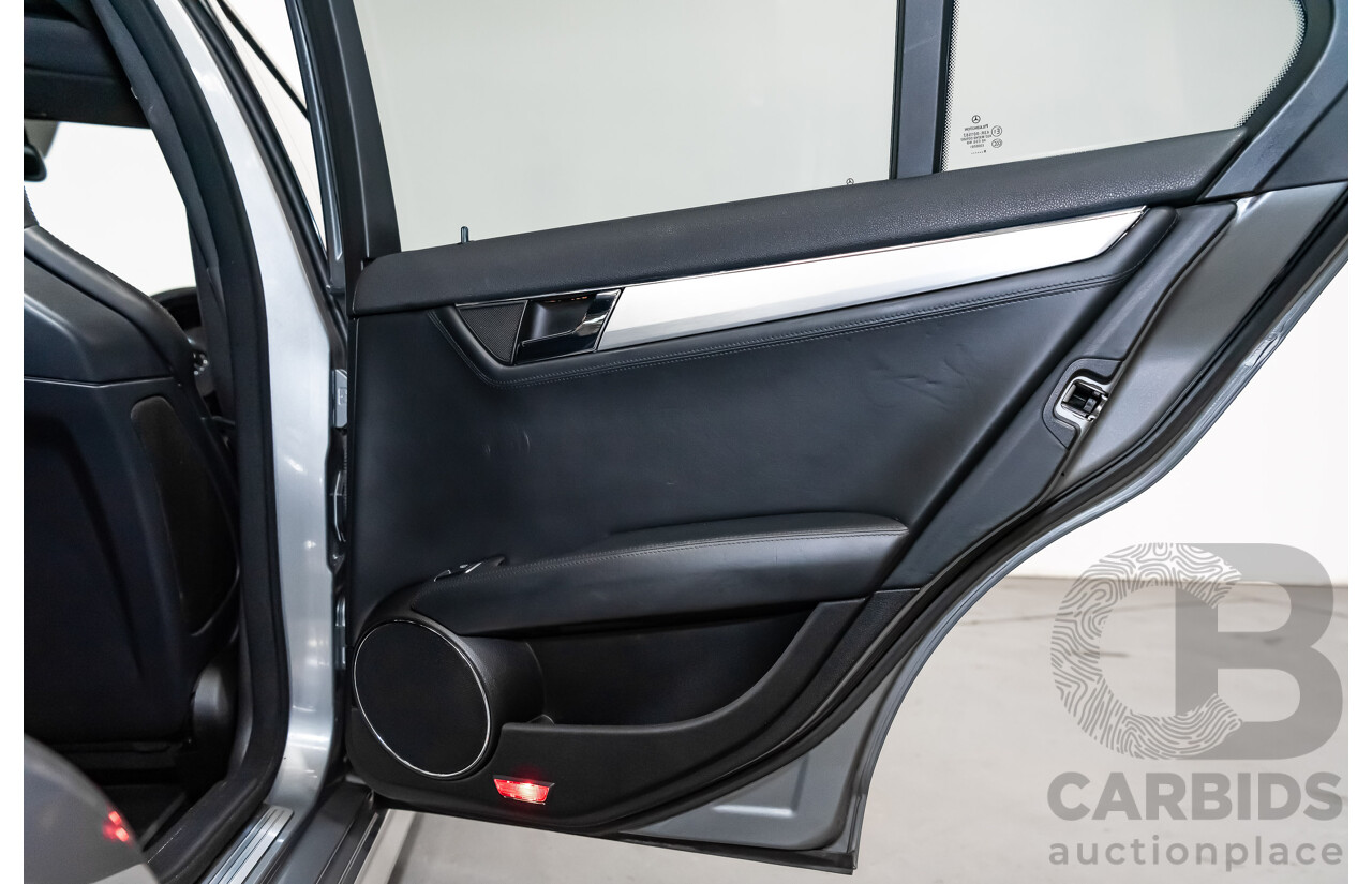 11/2008 Mercedes Benz C63 AMG W204 4d Sedan Palladium Silver Metallic V8 6.3L